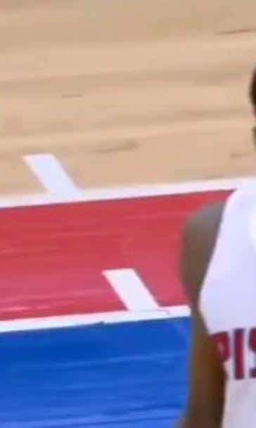 Pistons post perfect response to fan who shot the ball during a game from courtside seat